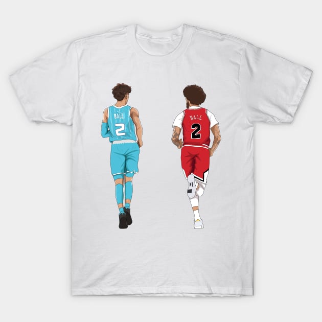 Lamelo Ball x Lonzo Ball T-Shirt by xavierjfong